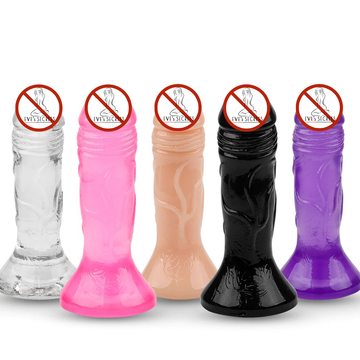 Erotic Small Soft Jelly Dildo / Adult Realistic Butt Plug / Unisex Anal Sex Toy - EVE's SECRETS
